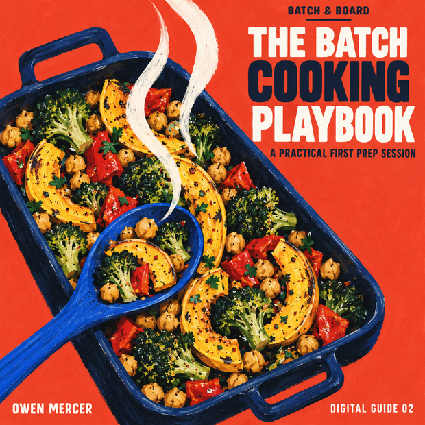 Cover of The Batch Cooking Playbook.