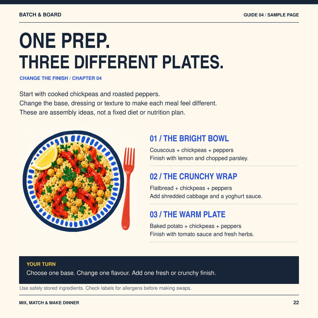 Mix, Match &amp; Make Dinner